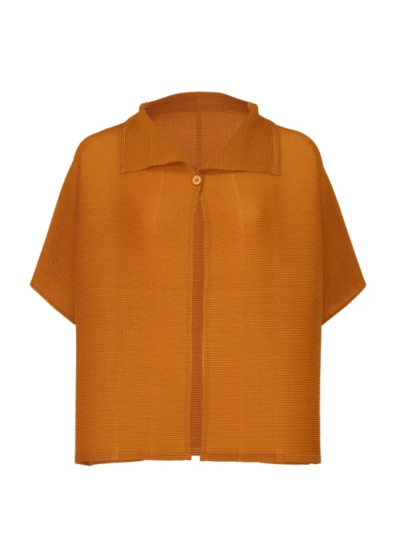 SQUARE STRETCH PLEATS CARDIGAN sold by Issey Miyake