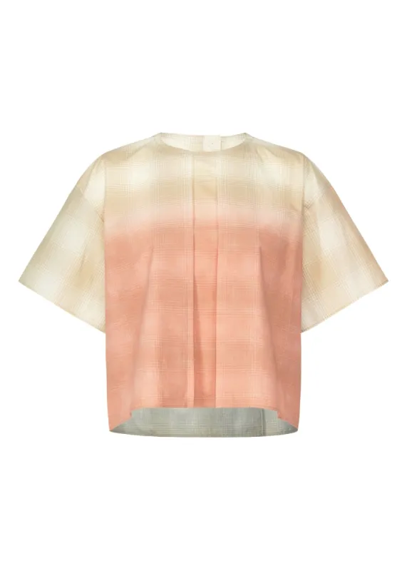 GRADATION CHECK TOP made by Issey Miyake