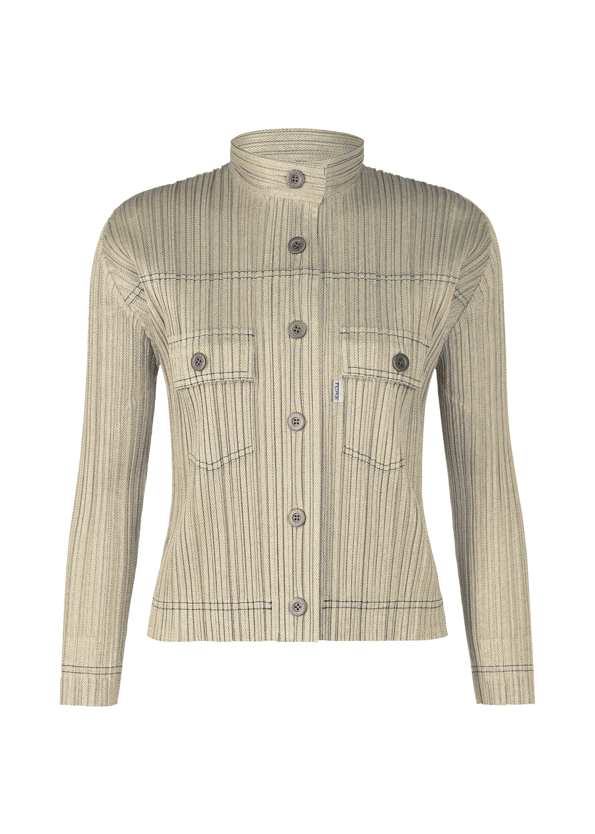 COTTON DENIM JACKET sold by Issey Miyake