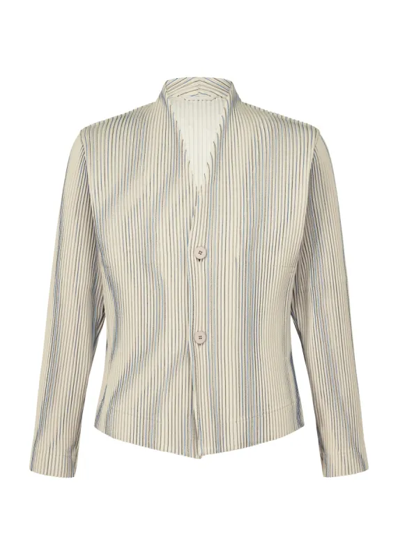 TWEED PLEATS JACKET sold by Issey Miyake