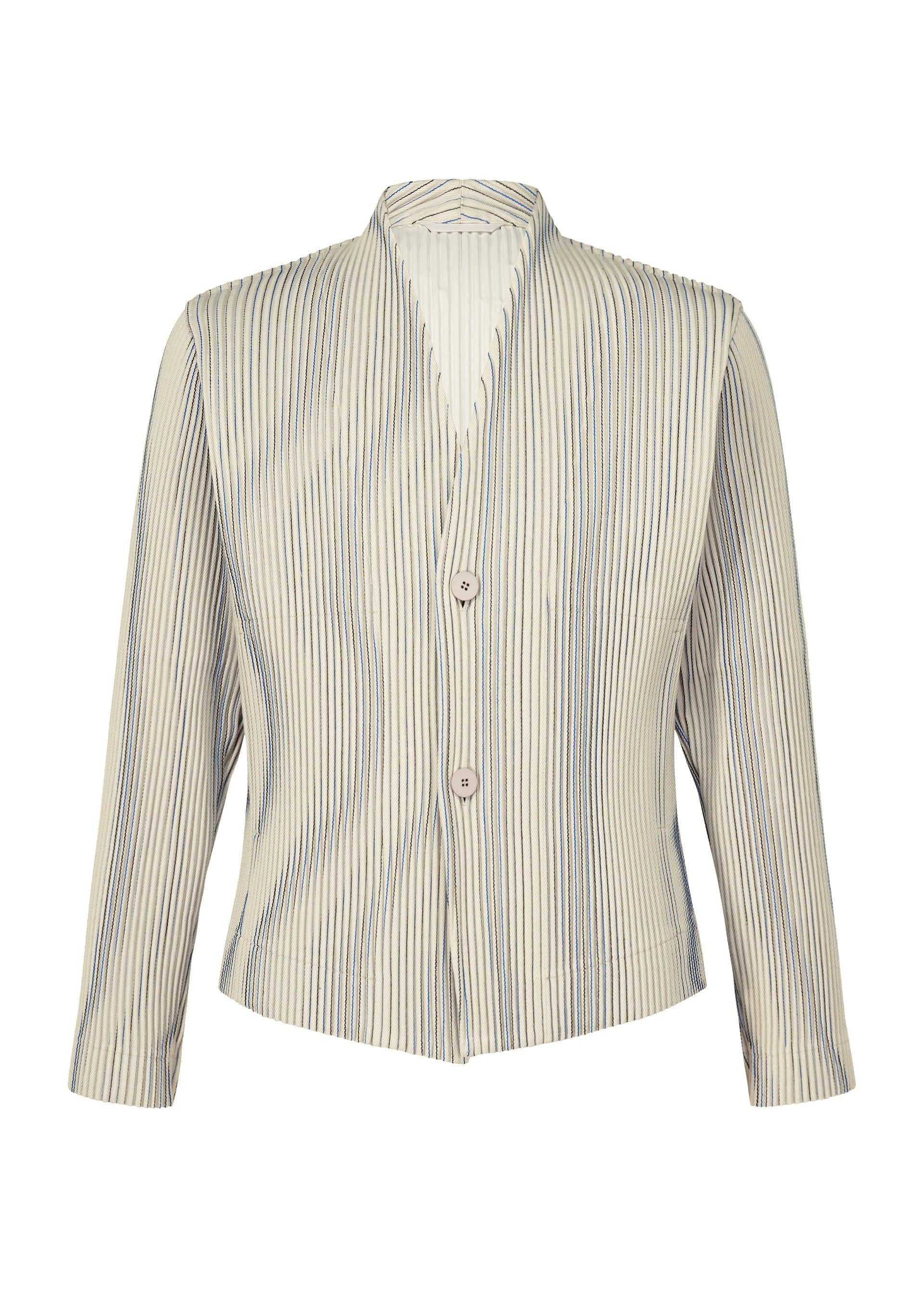 TWEED PLEATS JACKET sold by Issey Miyake