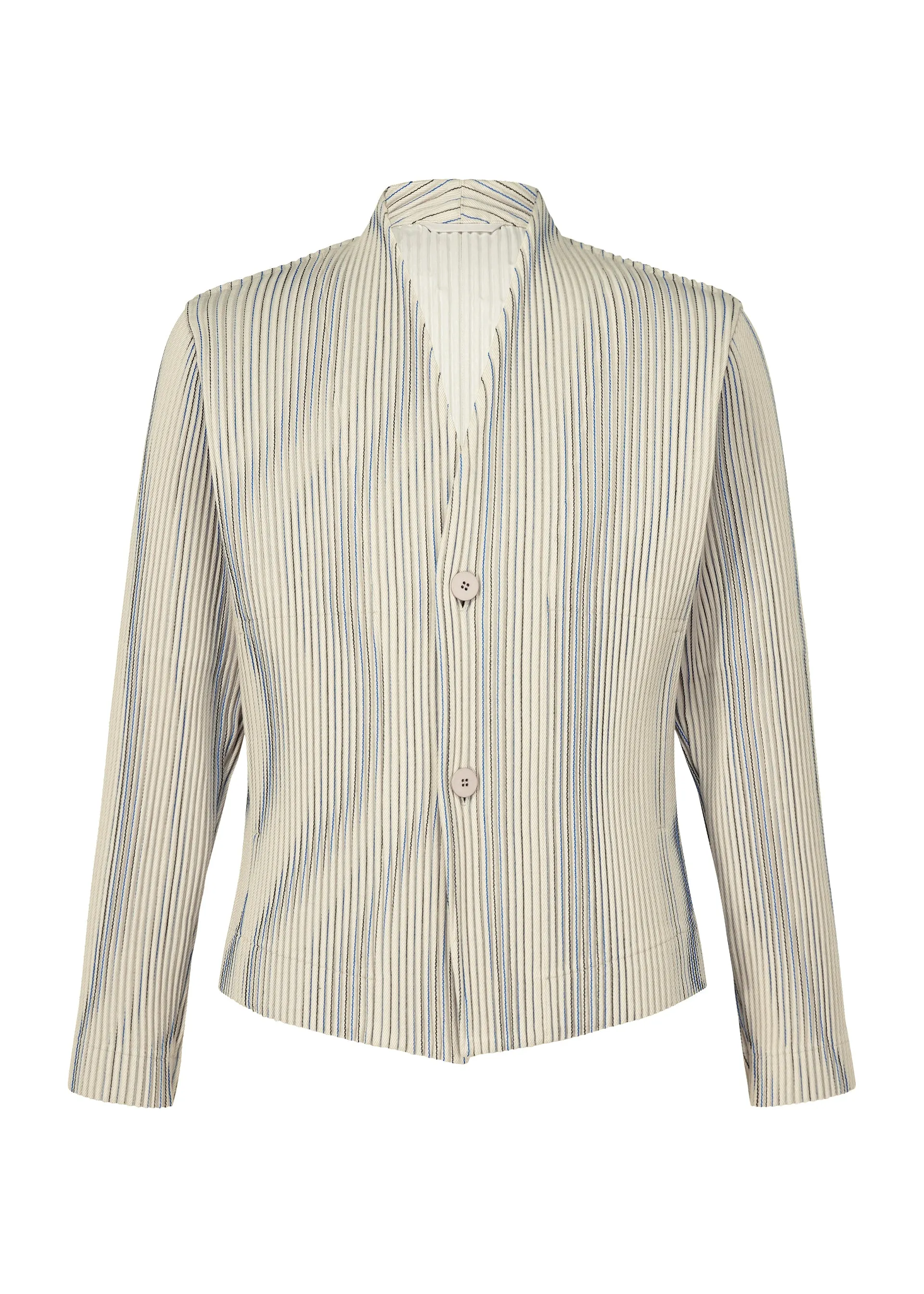 TWEED PLEATS JACKET sold by Issey Miyake