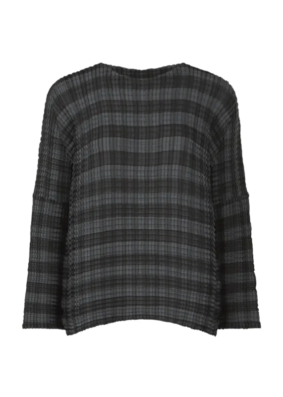 GINGHAM CHECK PLEATS SHIRT sold by Issey Miyake