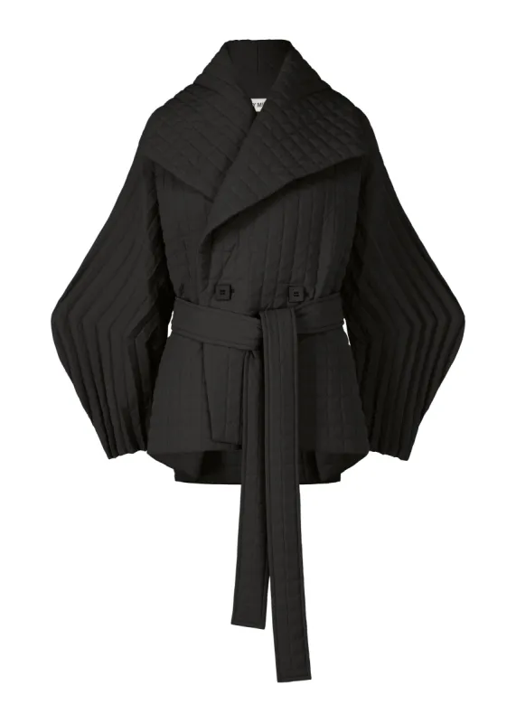 PLEATED GRID JACKET sold by Issey Miyake
