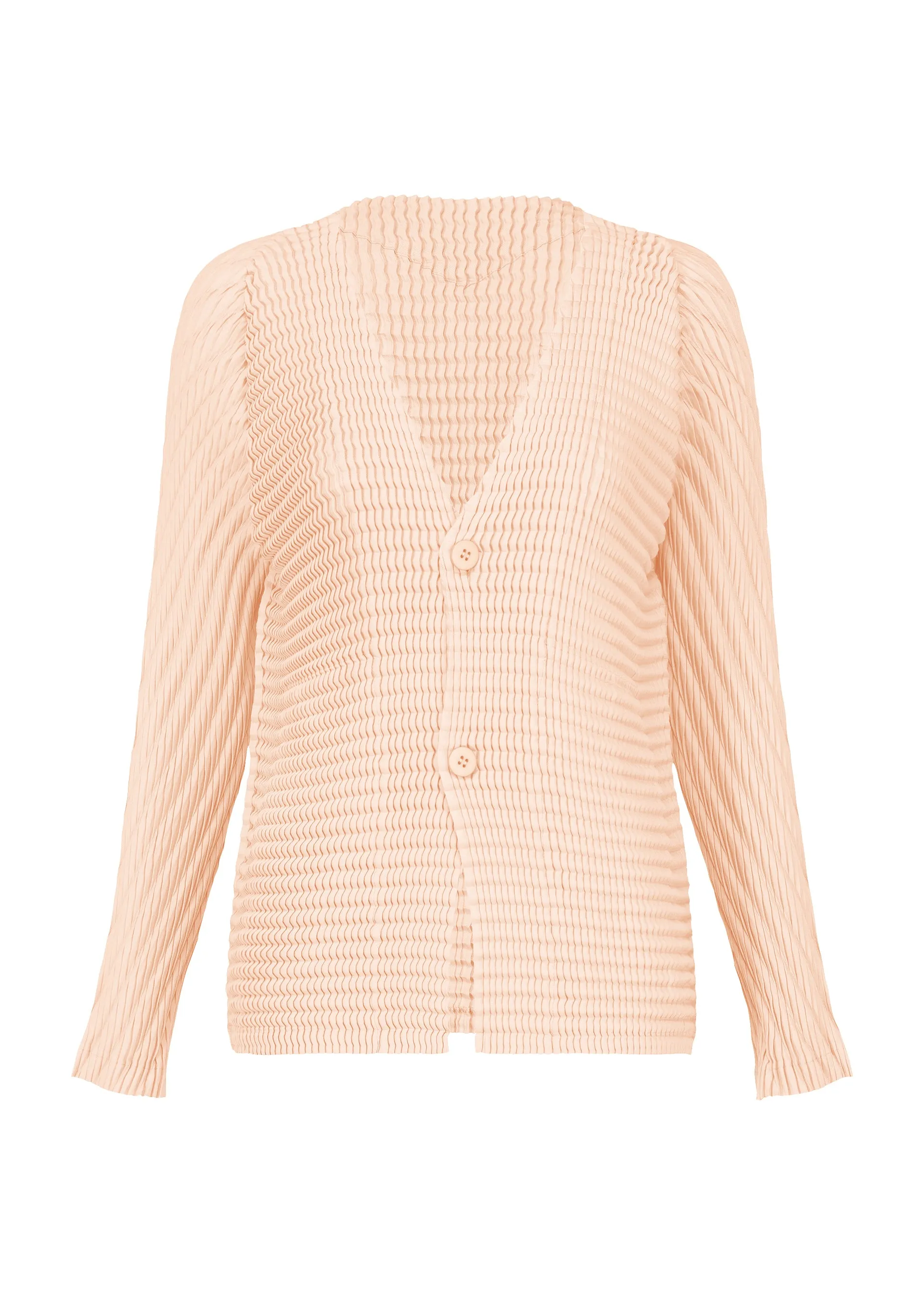 WOOL LIKE PLEATS CARDIGAN sold by Issey Miyake