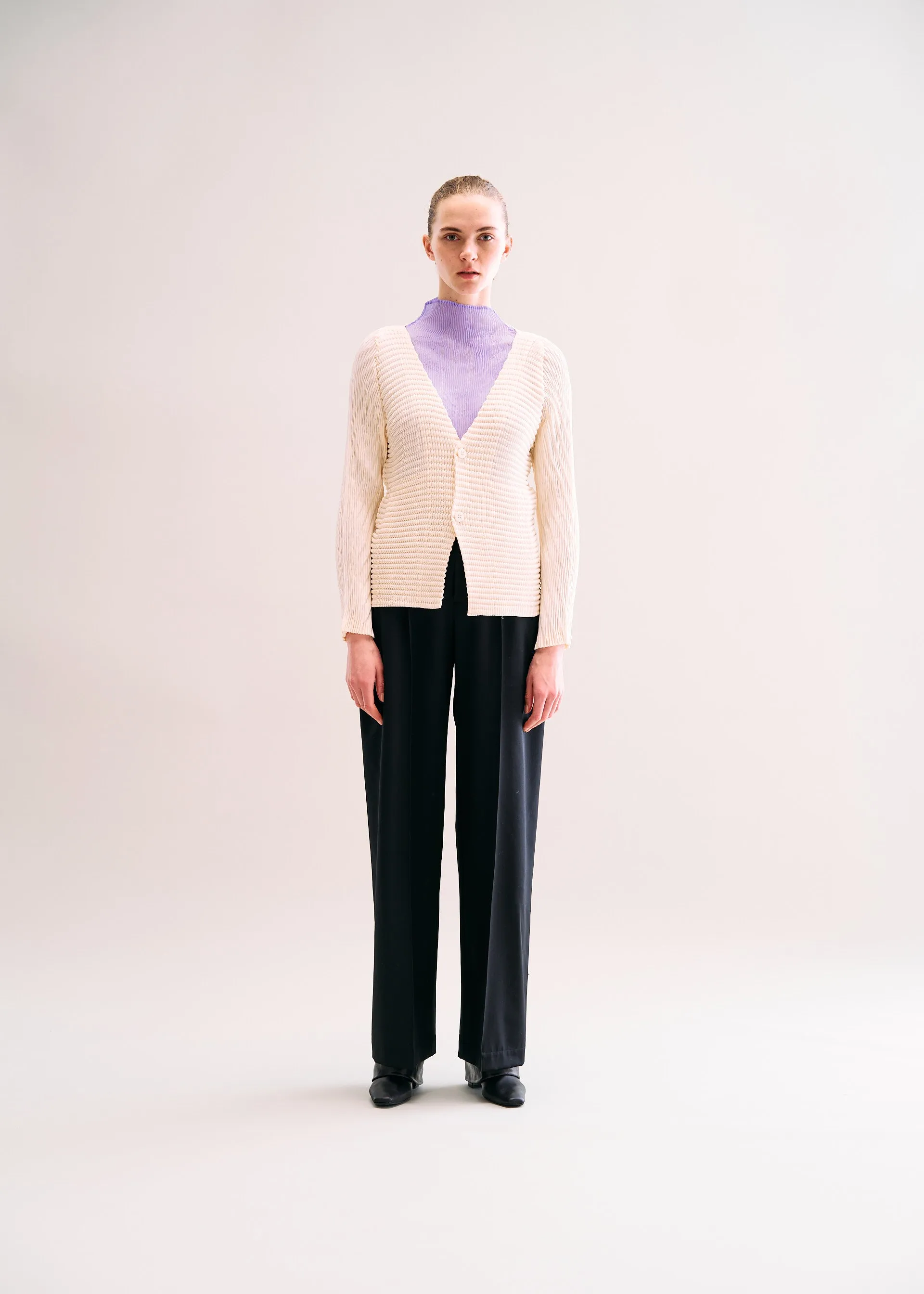 WOOL LIKE PLEATS CARDIGAN sold by Issey Miyake product image thumbnail 2