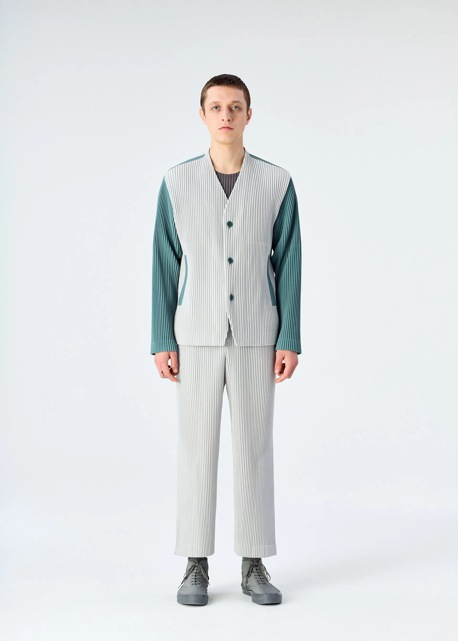 COLOR BLOCK PANTS sold by Issey Miyake product image thumbnail 3