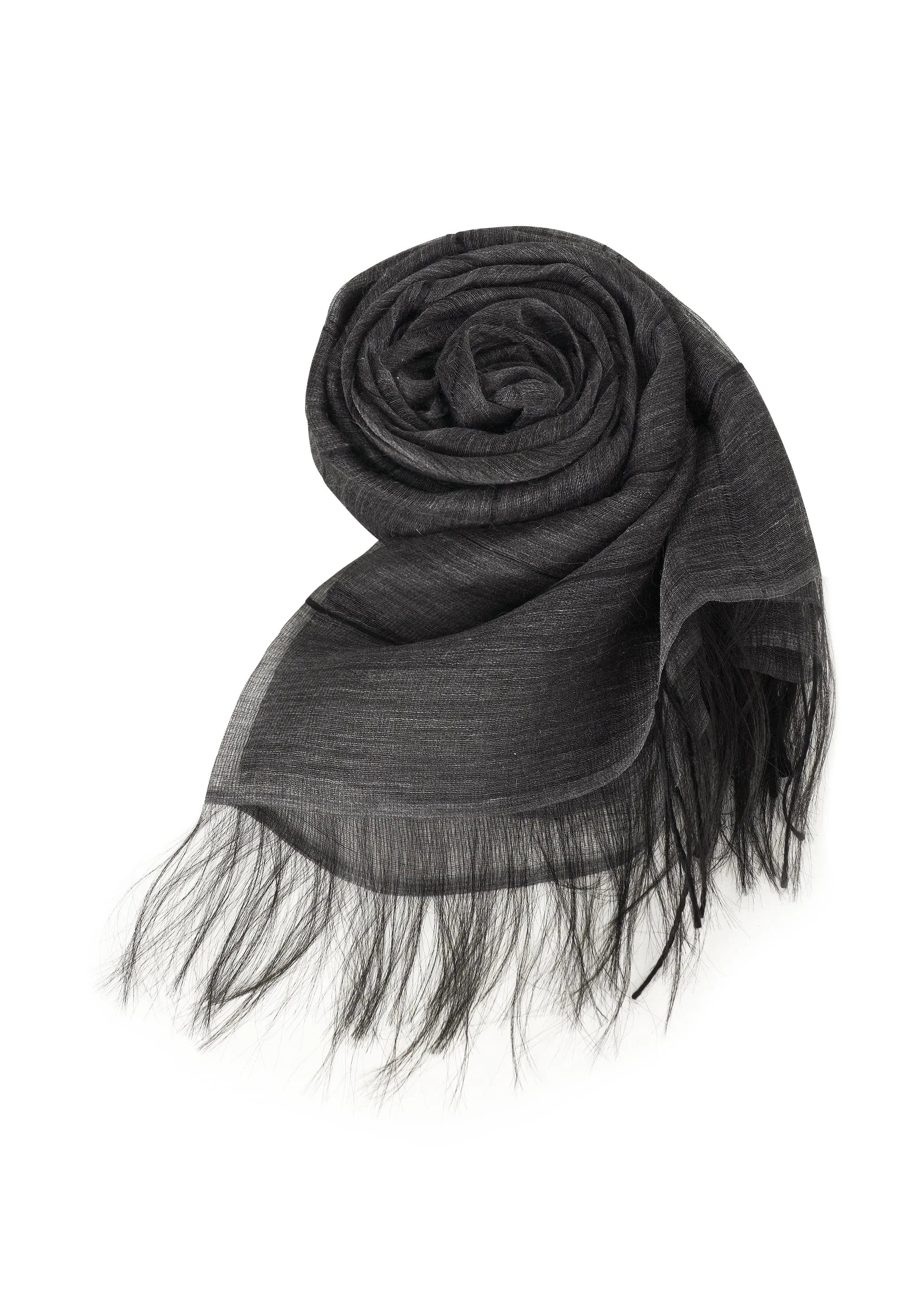 SILK RAMIE TSUMUGI SCARF sold by Issey Miyake product image thumbnail 3