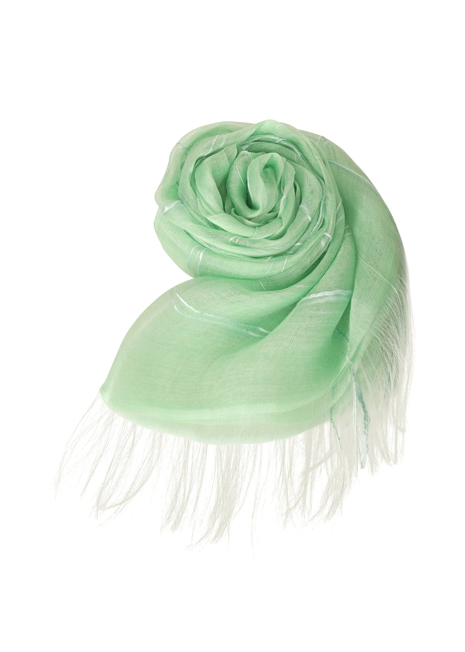 SILK RAMIE TSUMUGI SCARF sold by Issey Miyake