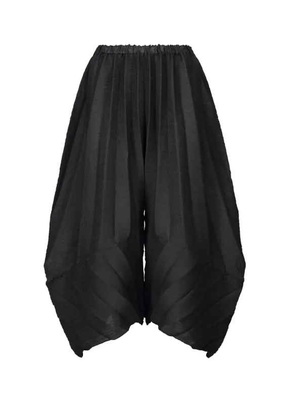 SECTOR SEE-THROUGH CREPE PANTS sold by Issey Miyake