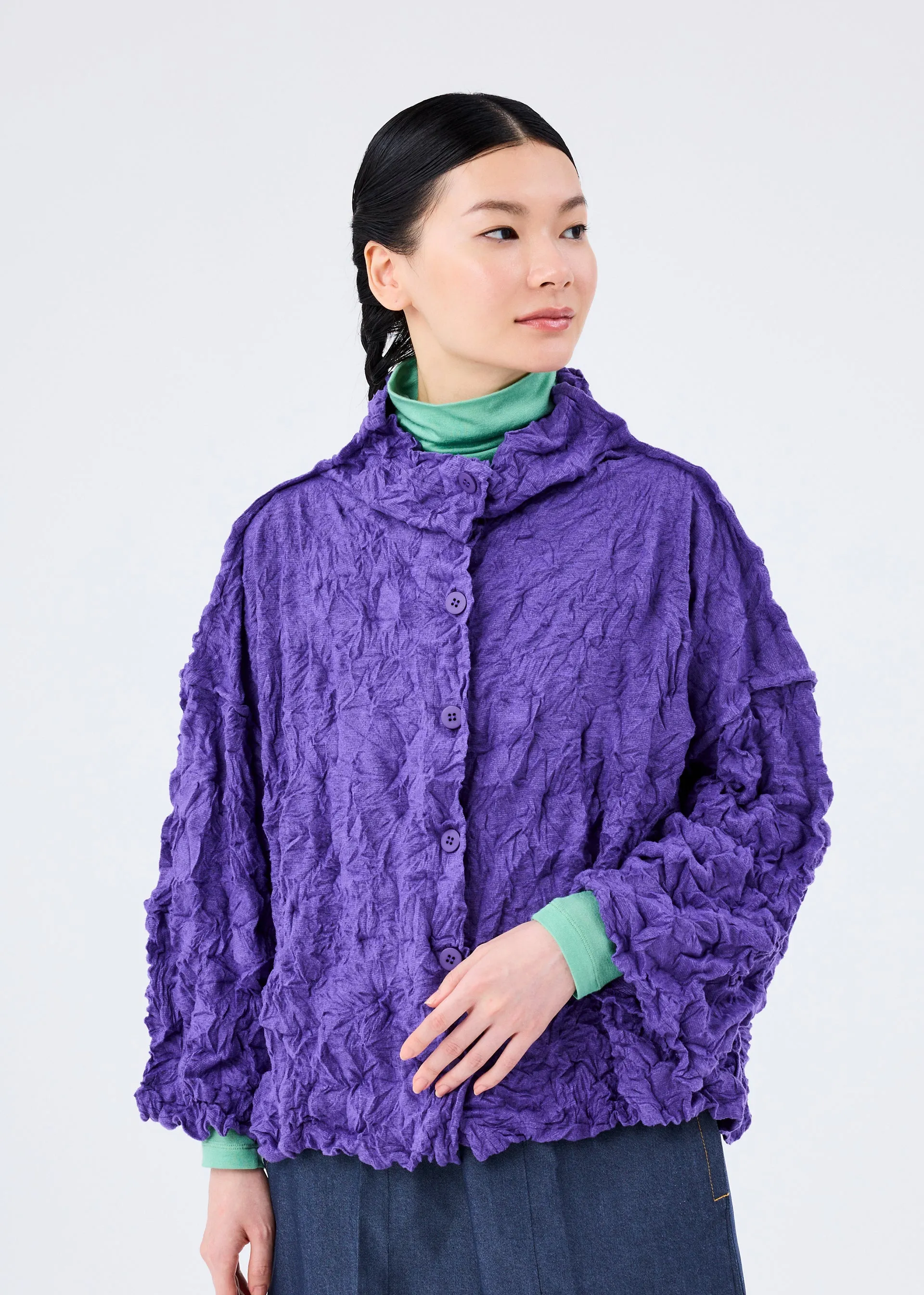 WOOL LIKE MERINGUE CARDIGAN sold by Issey Miyake product image thumbnail 3