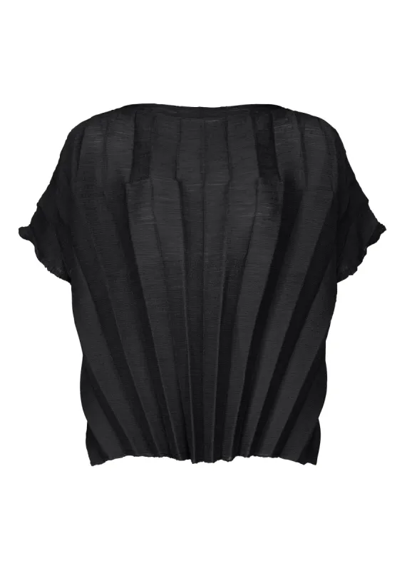 PRESSED FLORA PLEATS TOP | Parallel