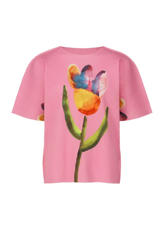 WATER FLOWER FINE KNIT PLEATS T made by Issey Miyake