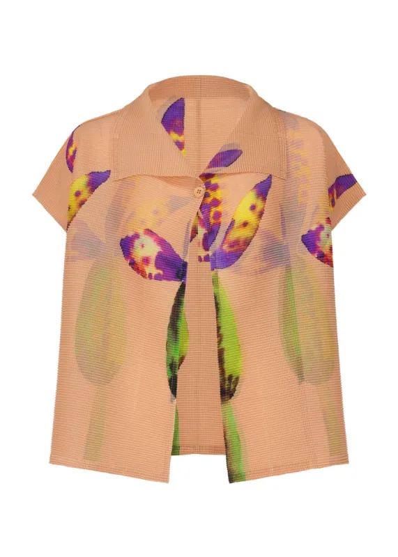 WATER FLOWER CARDIGAN made by Issey Miyake