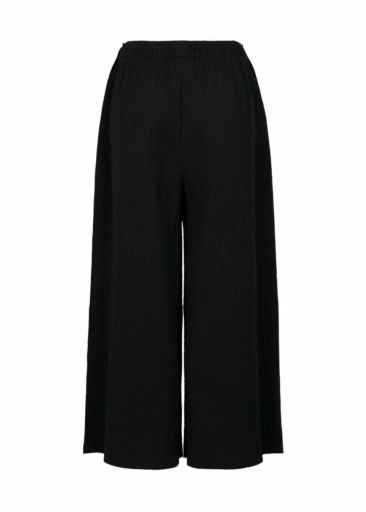 FINE KNIT PLEATS BLACK PANTS sold by Issey Miyake product image thumbnail 2