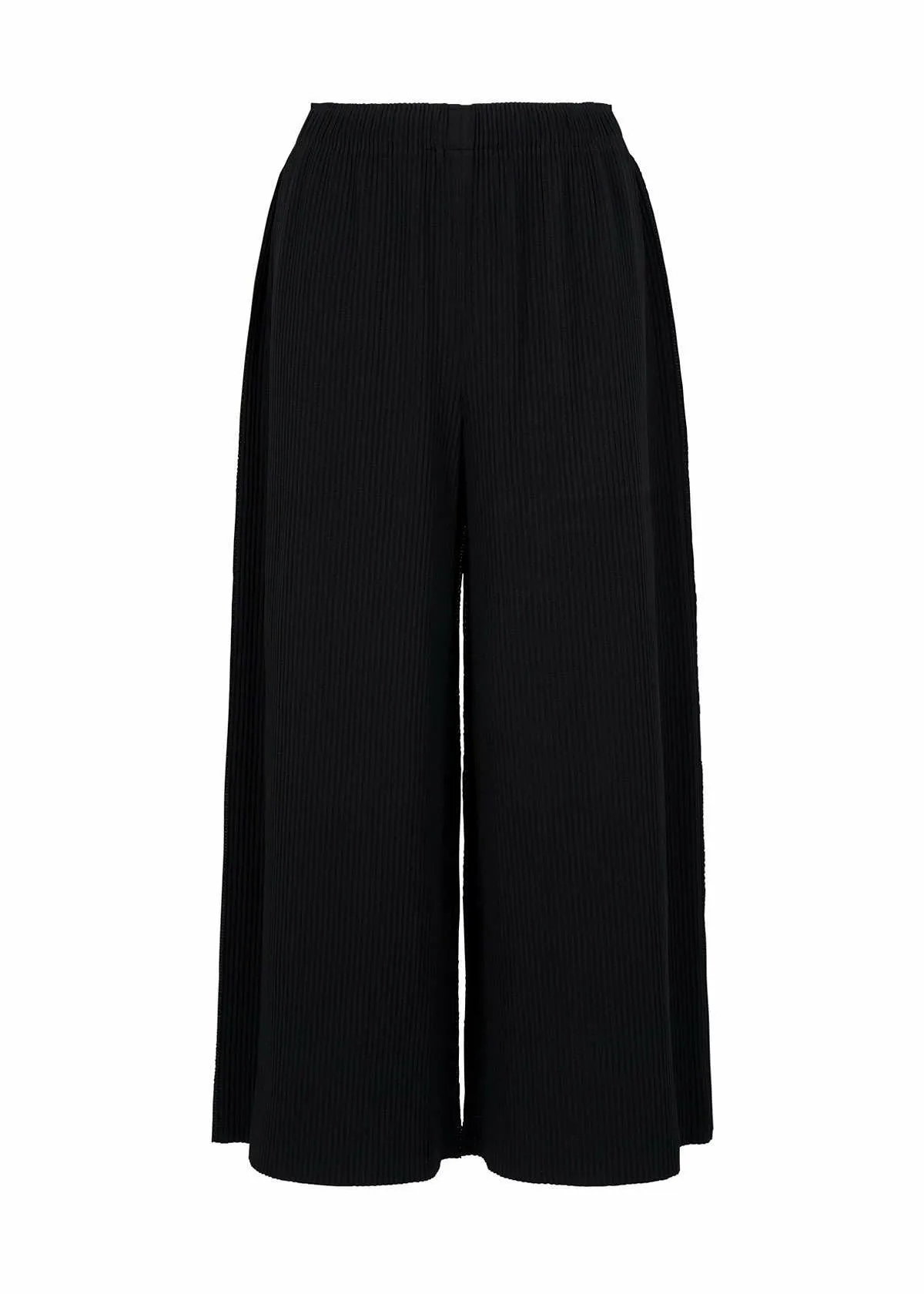 FINE KNIT PLEATS BLACK PANTS sold by Issey Miyake