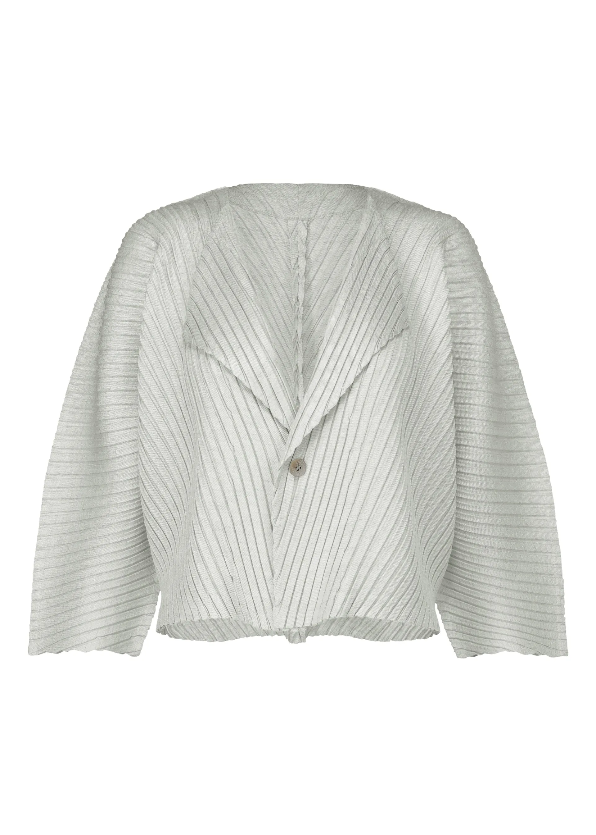 LINEN LIKE PLEATS CARDIGAN sold by Issey Miyake product image thumbnail 3