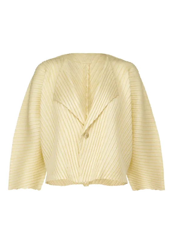 LINEN LIKE PLEATS CARDIGAN sold by Issey Miyake
