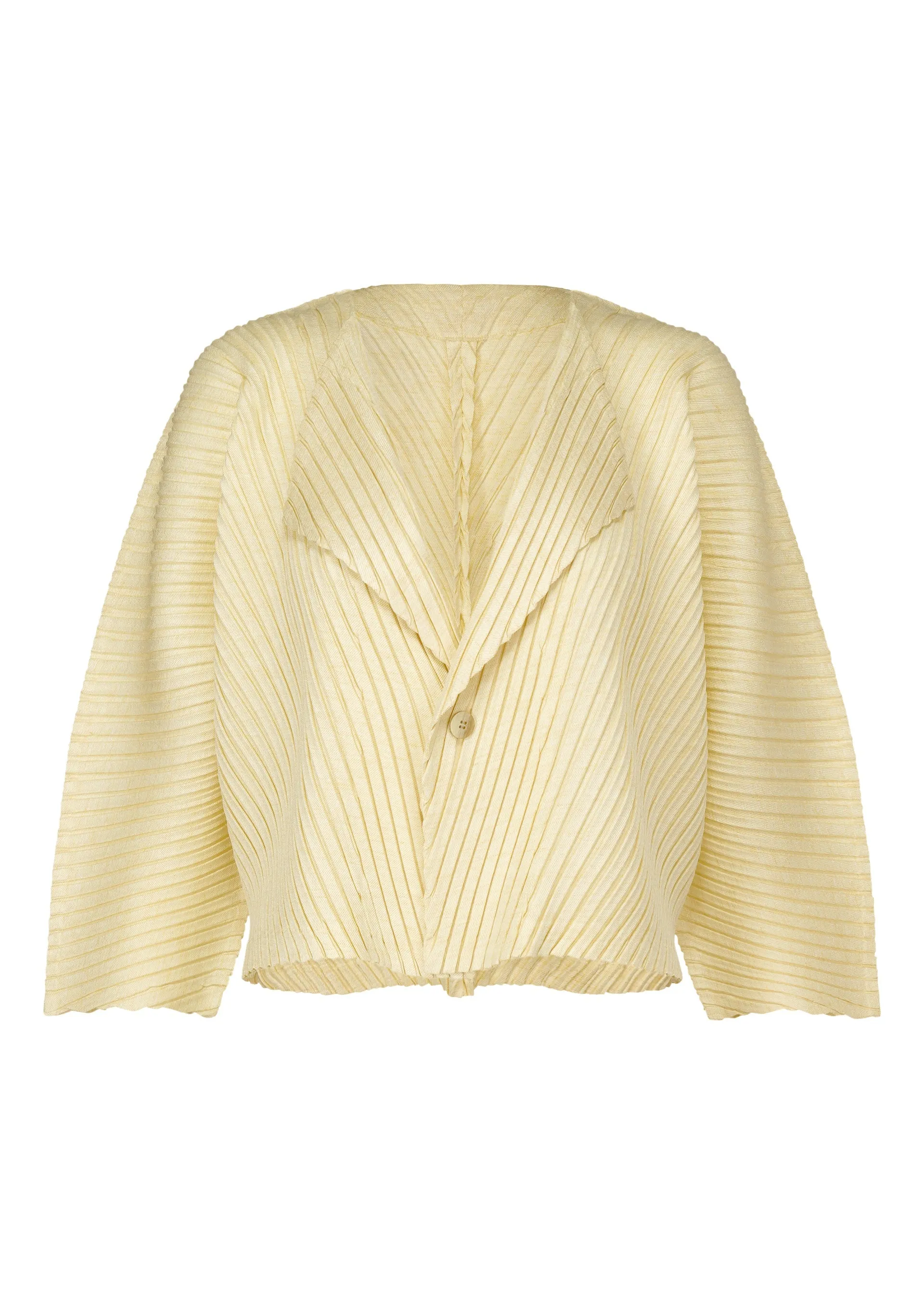 LINEN LIKE PLEATS CARDIGAN sold by Issey Miyake