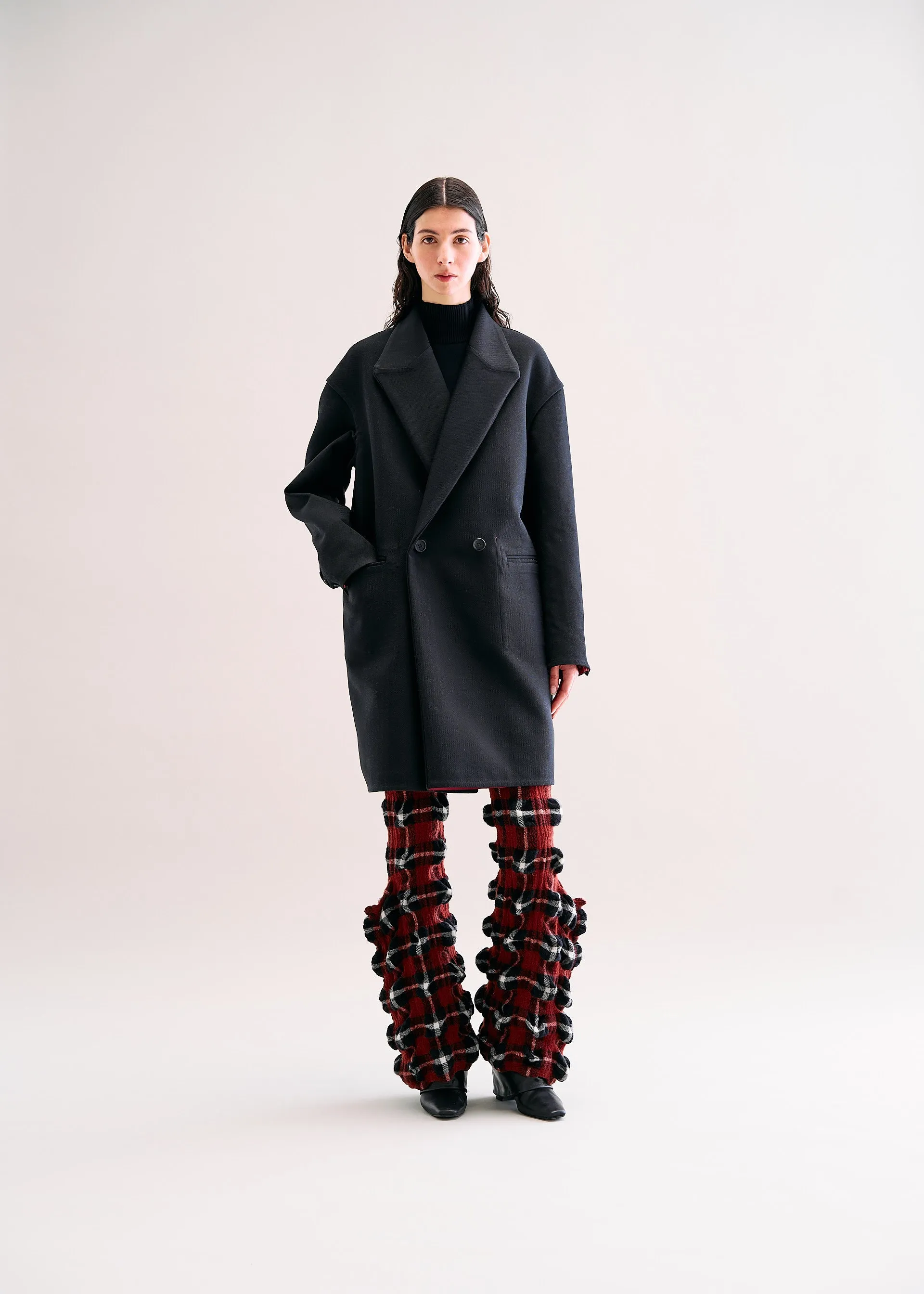 COUNTERPOINT CHECK COAT sold by Issey Miyake product image thumbnail 4