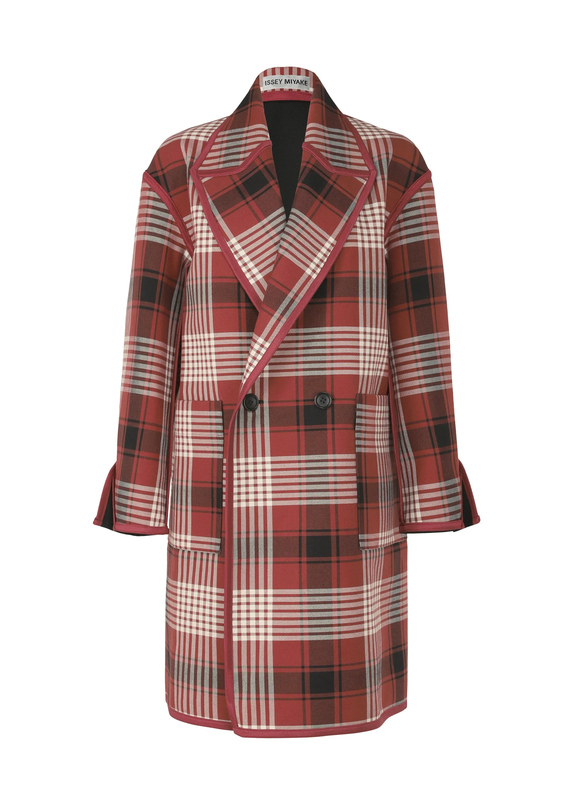COUNTERPOINT CHECK COAT sold by Issey Miyake