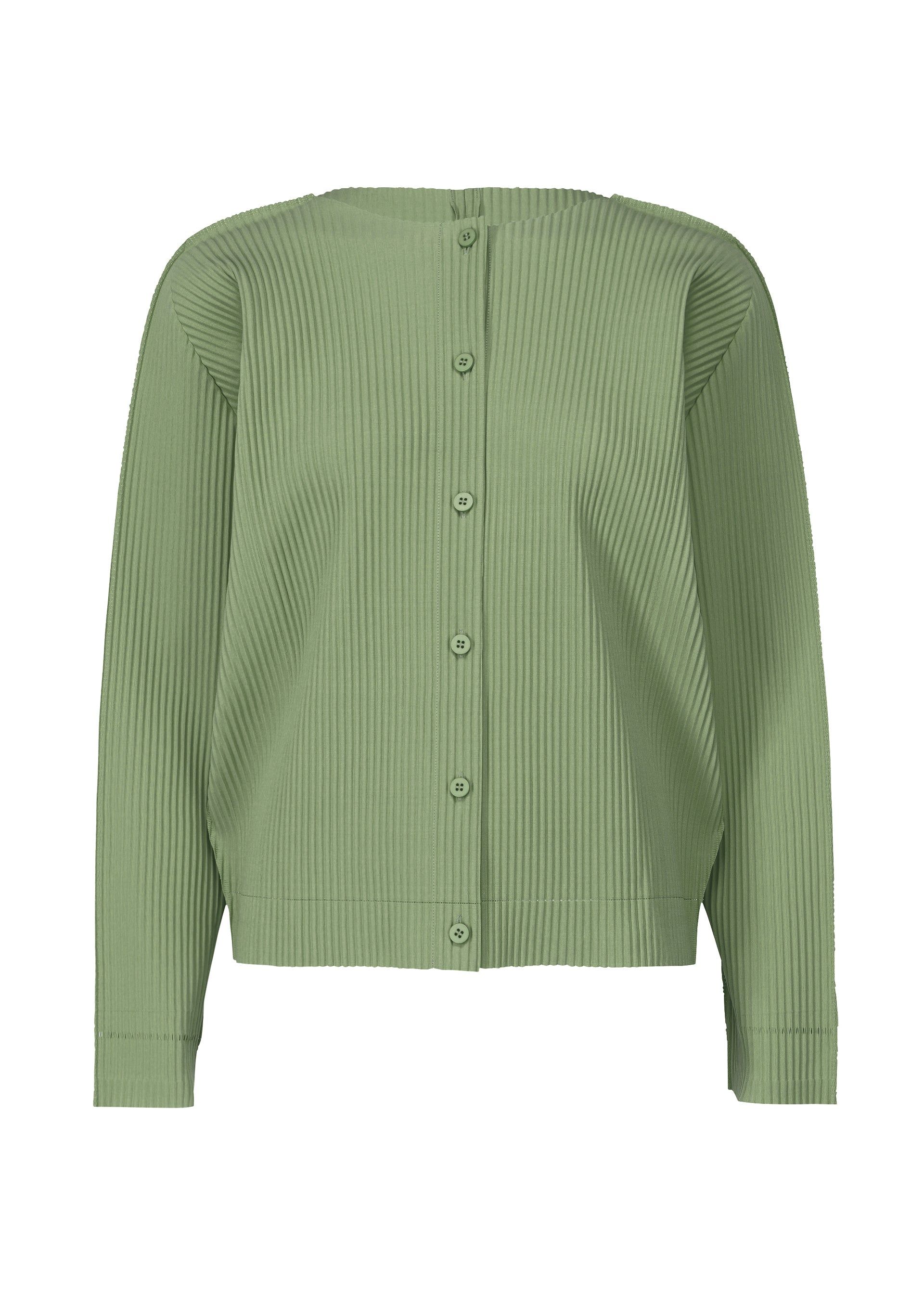 FINE KNIT PLEATS COLOR 2 CARDIGAN sold by Issey Miyake product image thumbnail 3