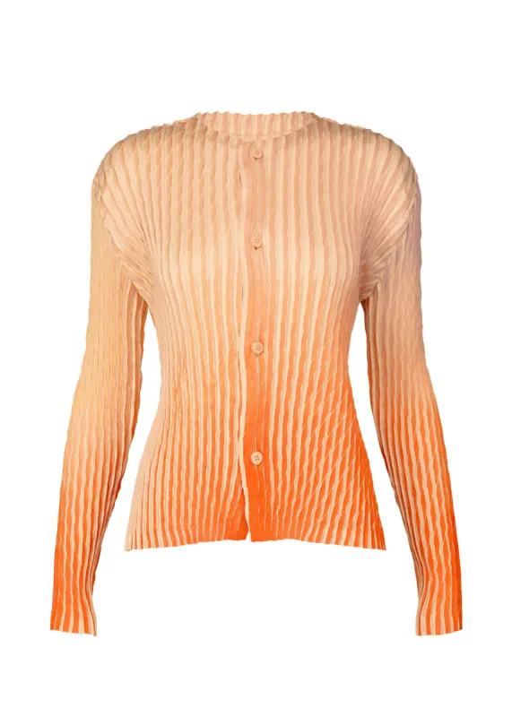 SUFFUSED PLEATS CARDIGAN made by Issey Miyake