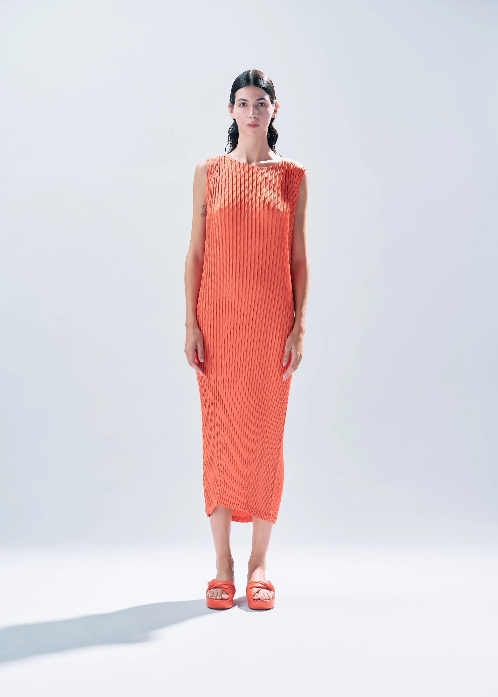 DIFFUSED PLEATS DRESS sold by Issey Miyake product image thumbnail 3