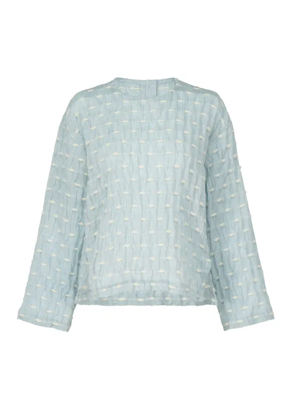 SASHIKO BORDER TOP made by Issey Miyake