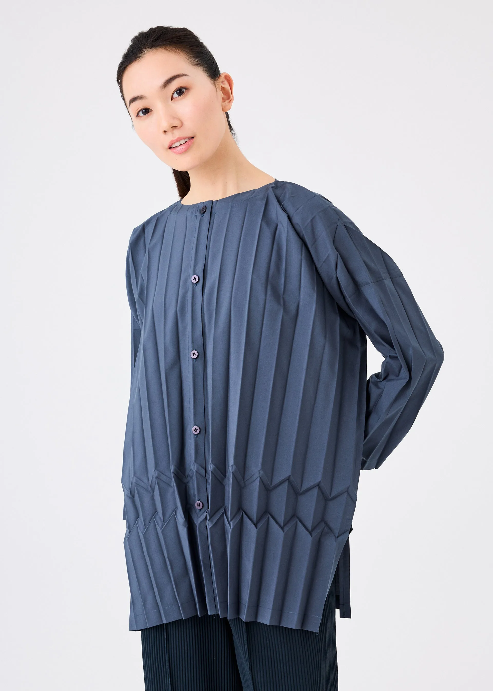 CUBE PLEATS SHIRT sold by Issey Miyake product image thumbnail 2