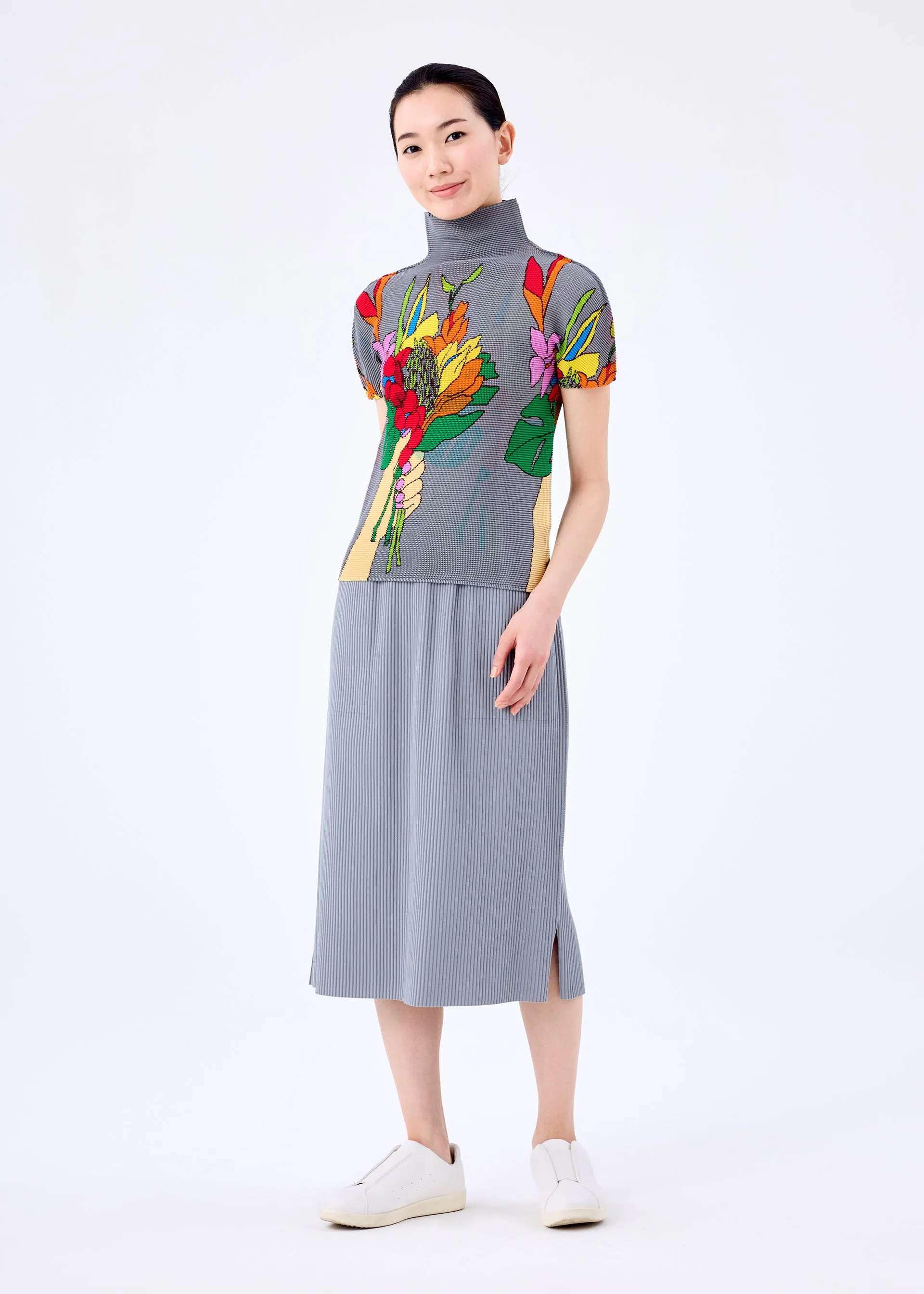 FINE KNIT PLEATS BOTTOM 1 SKIRT sold by Issey Miyake product image thumbnail 2