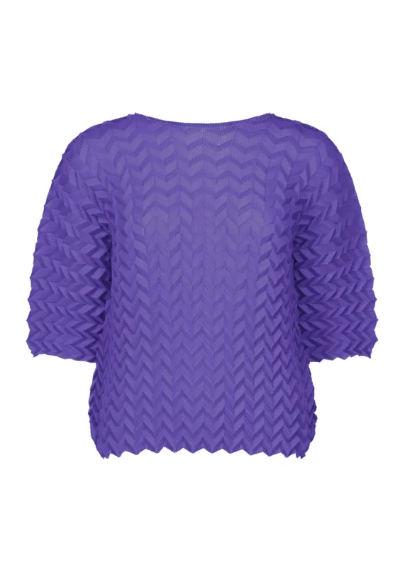 ZIG ZAG PLEATS TOP made by Issey Miyake
