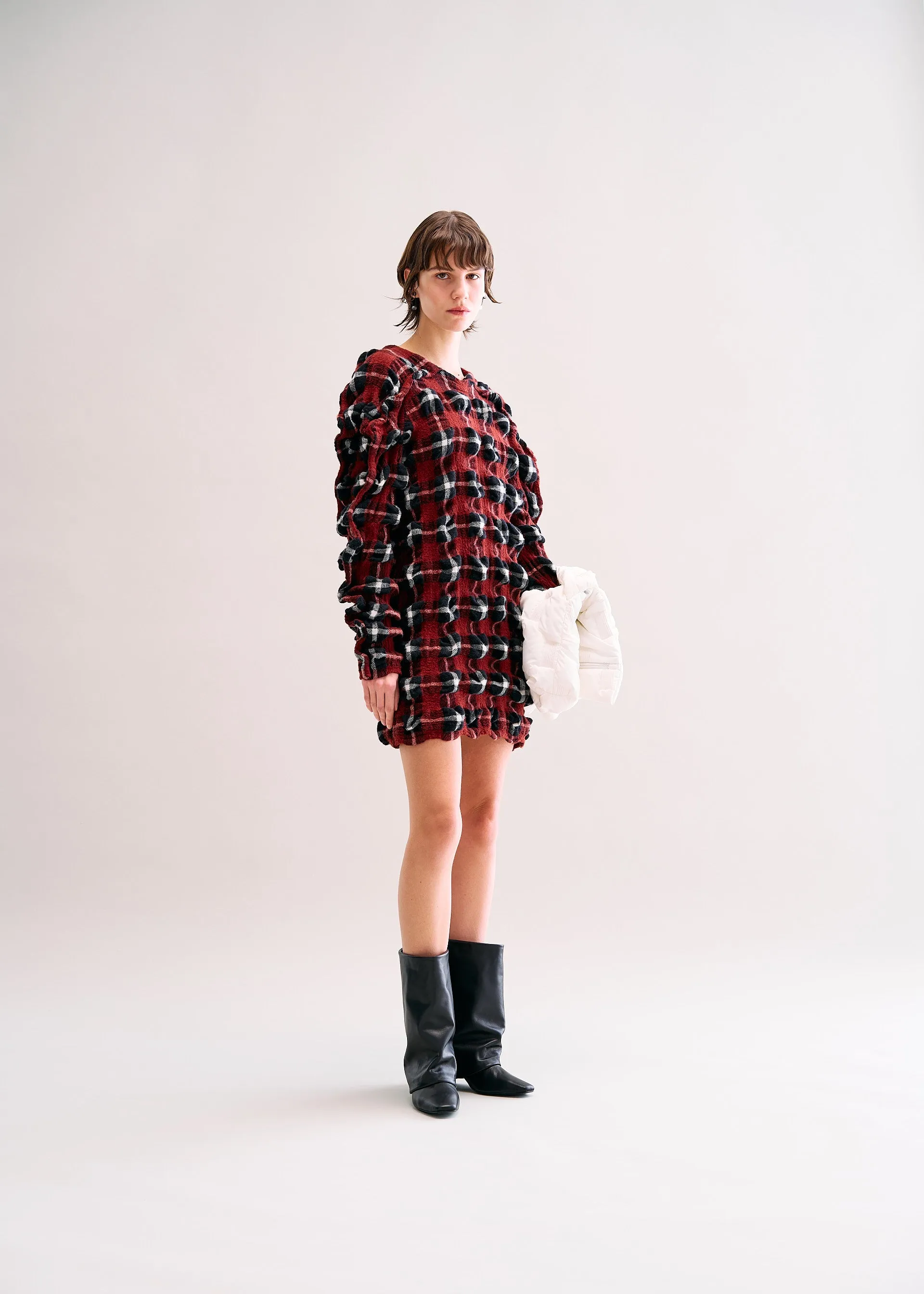 RHYTHM CHECK DRESS sold by Issey Miyake product image thumbnail 4