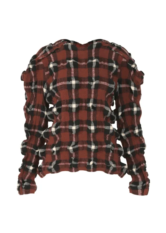 RHYTHM CHECK TOP made by Issey Miyake