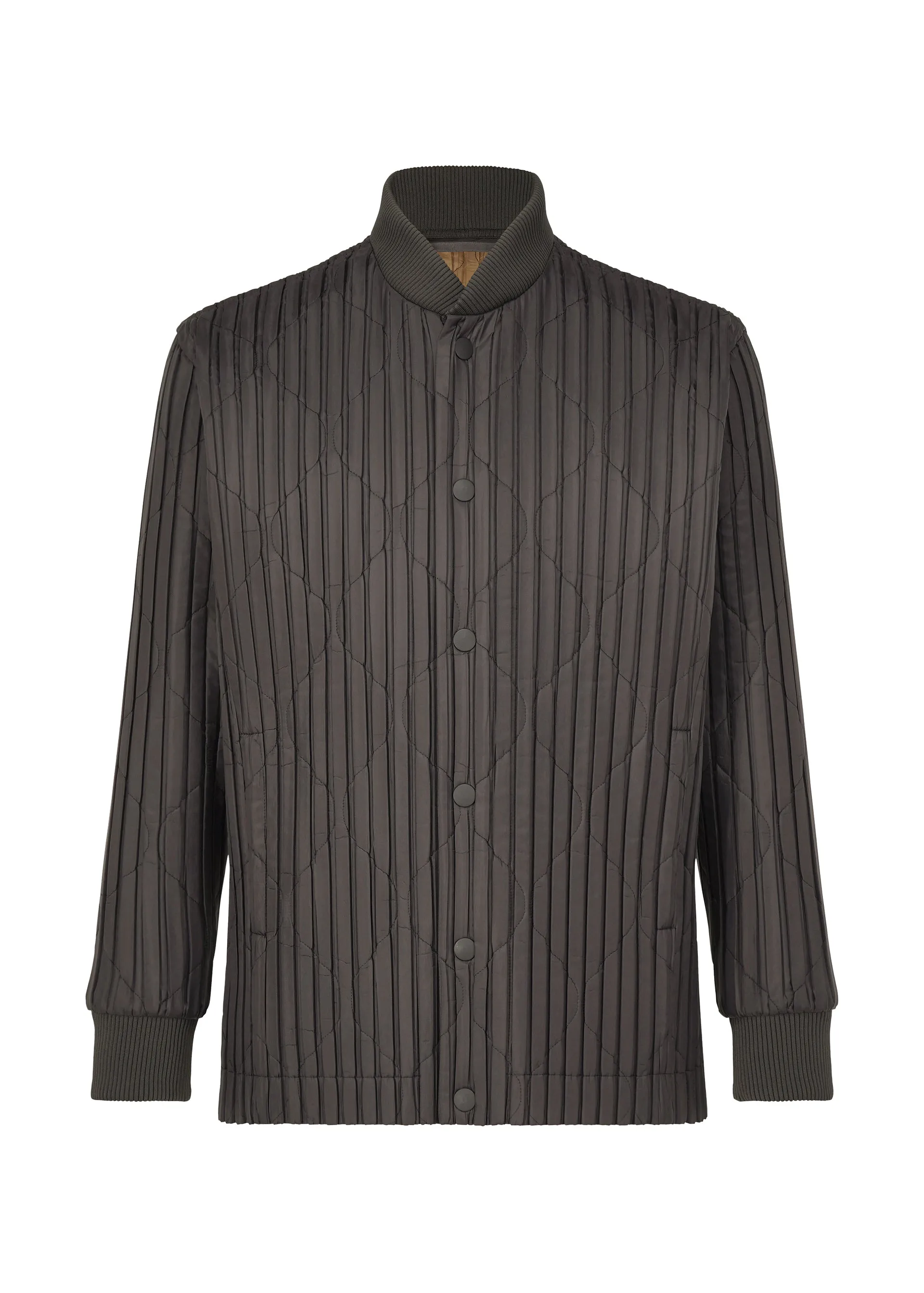 PADDED PLEATS JACKET sold by Issey Miyake