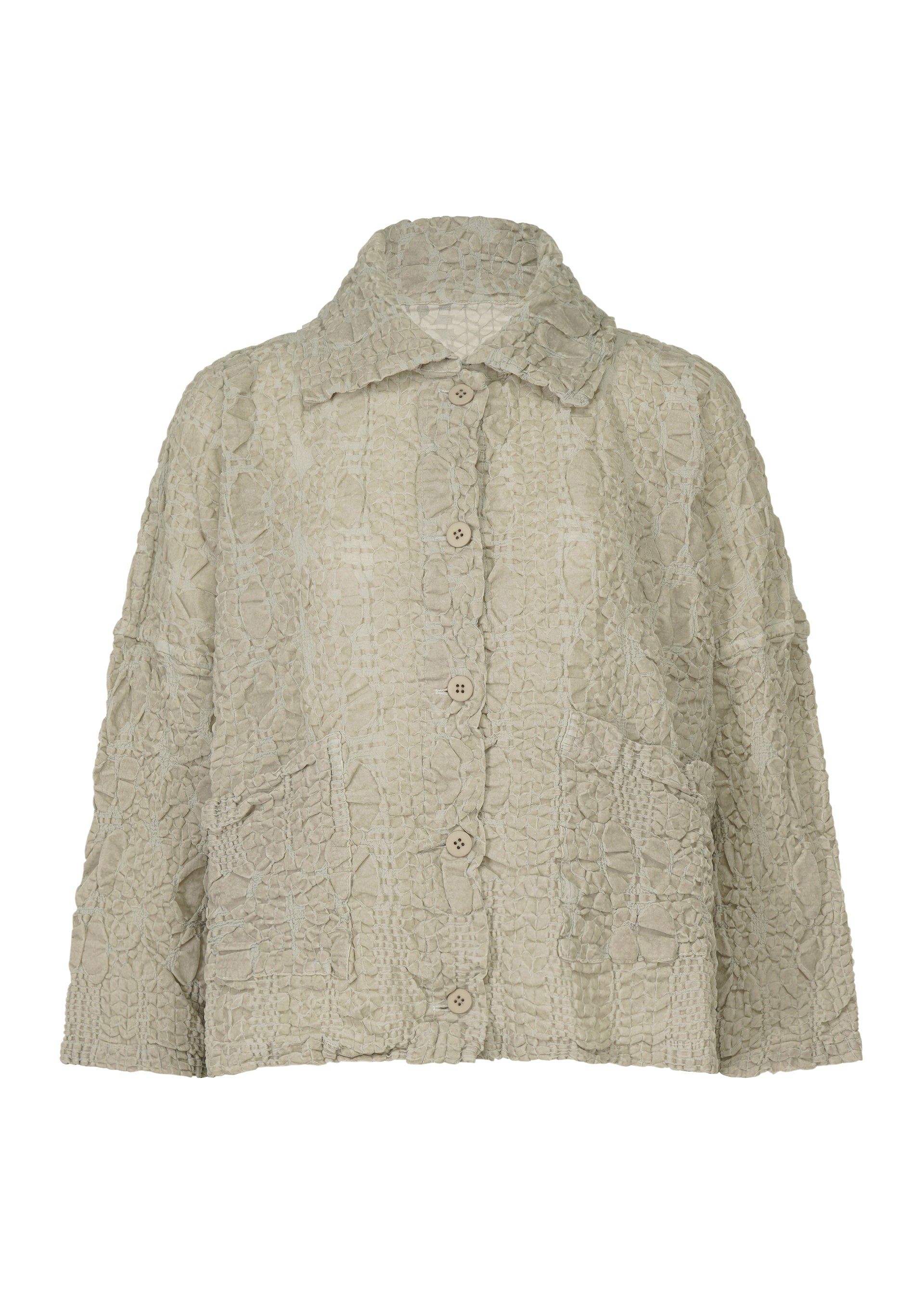ARAN KNIT FLOCKY CAULIFLOWER CARDIGAN sold by Issey Miyake product image thumbnail 5