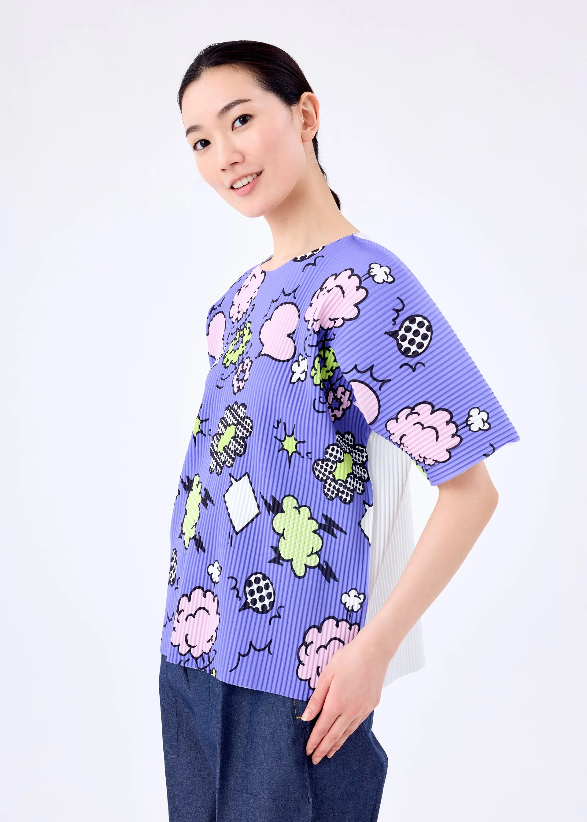 POP FINE KNIT PLEATS T TOP sold by Issey Miyake product image thumbnail 5