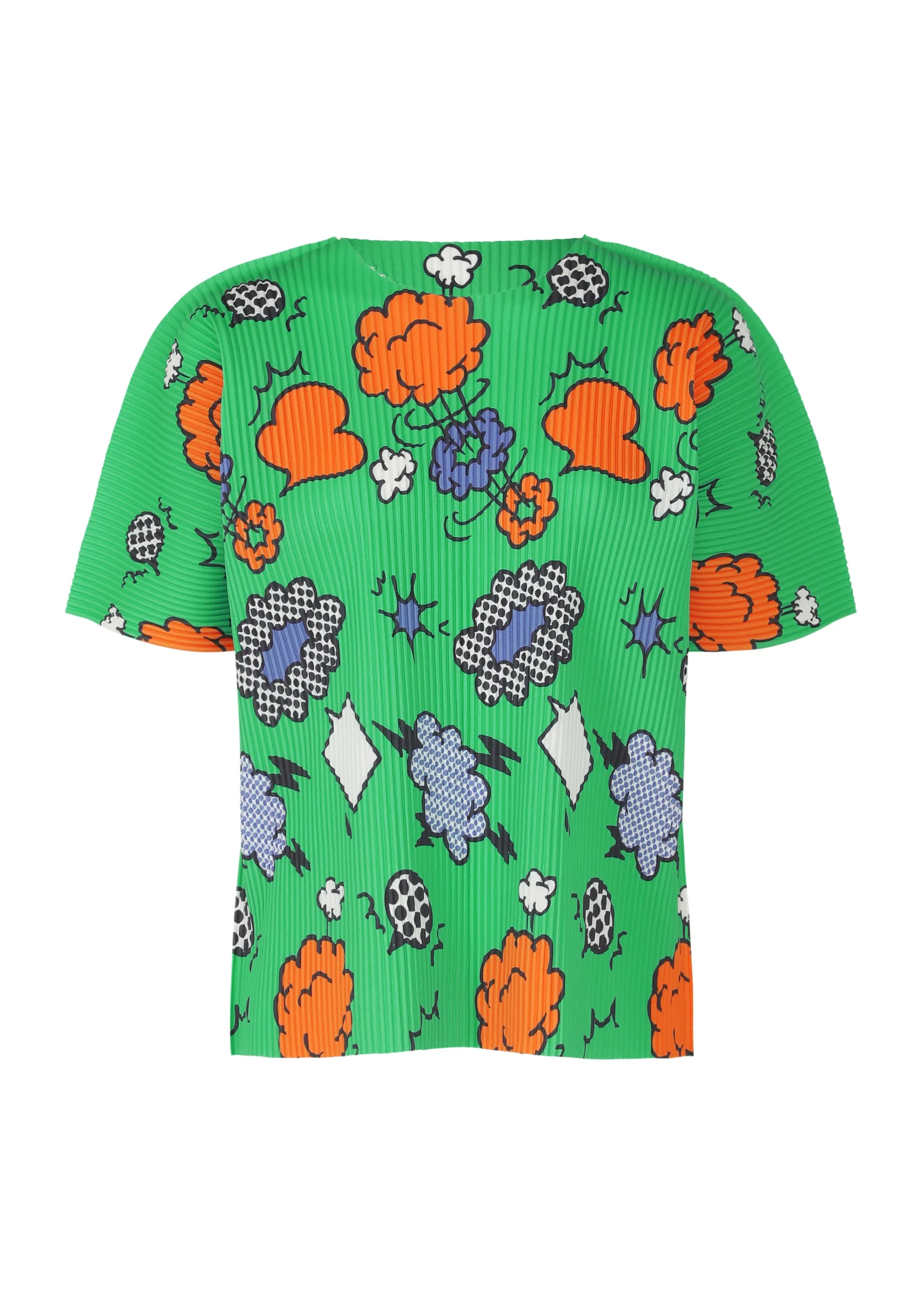 POP FINE KNIT PLEATS T TOP sold by Issey Miyake