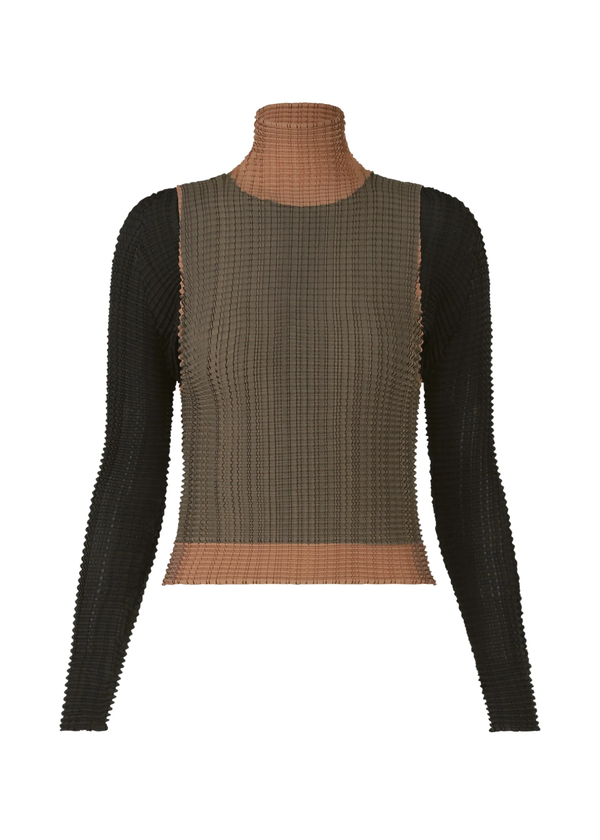 LAYERED COLOR PLEATS TOP sold by Issey Miyake
