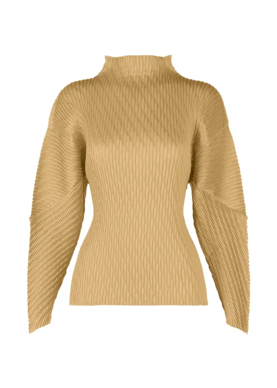 WRAPPED SUEDE LIKE PLEATS TOP sold by Issey Miyake