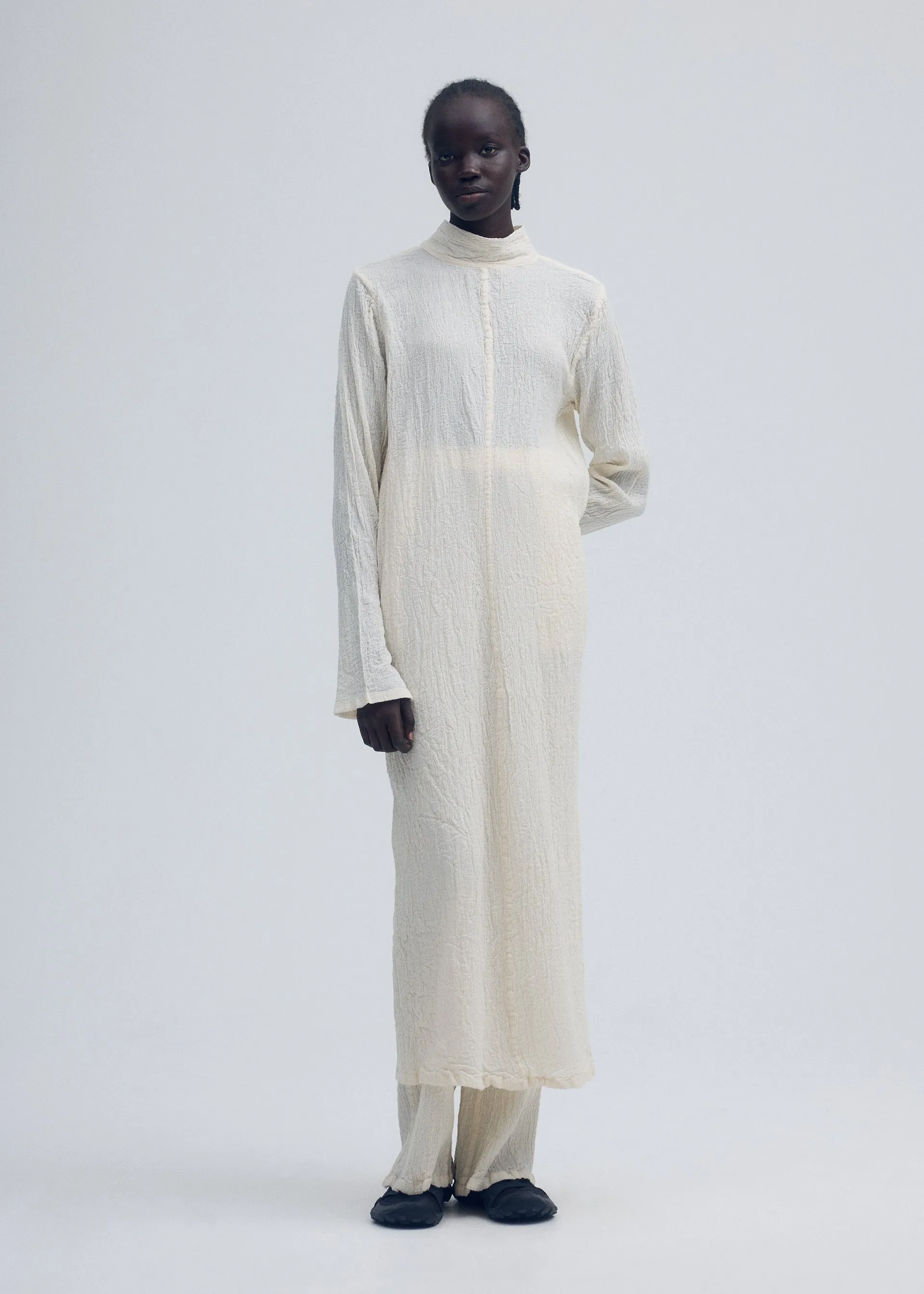 KARAMI WOOL DRESS sold by Issey Miyake product image thumbnail 4