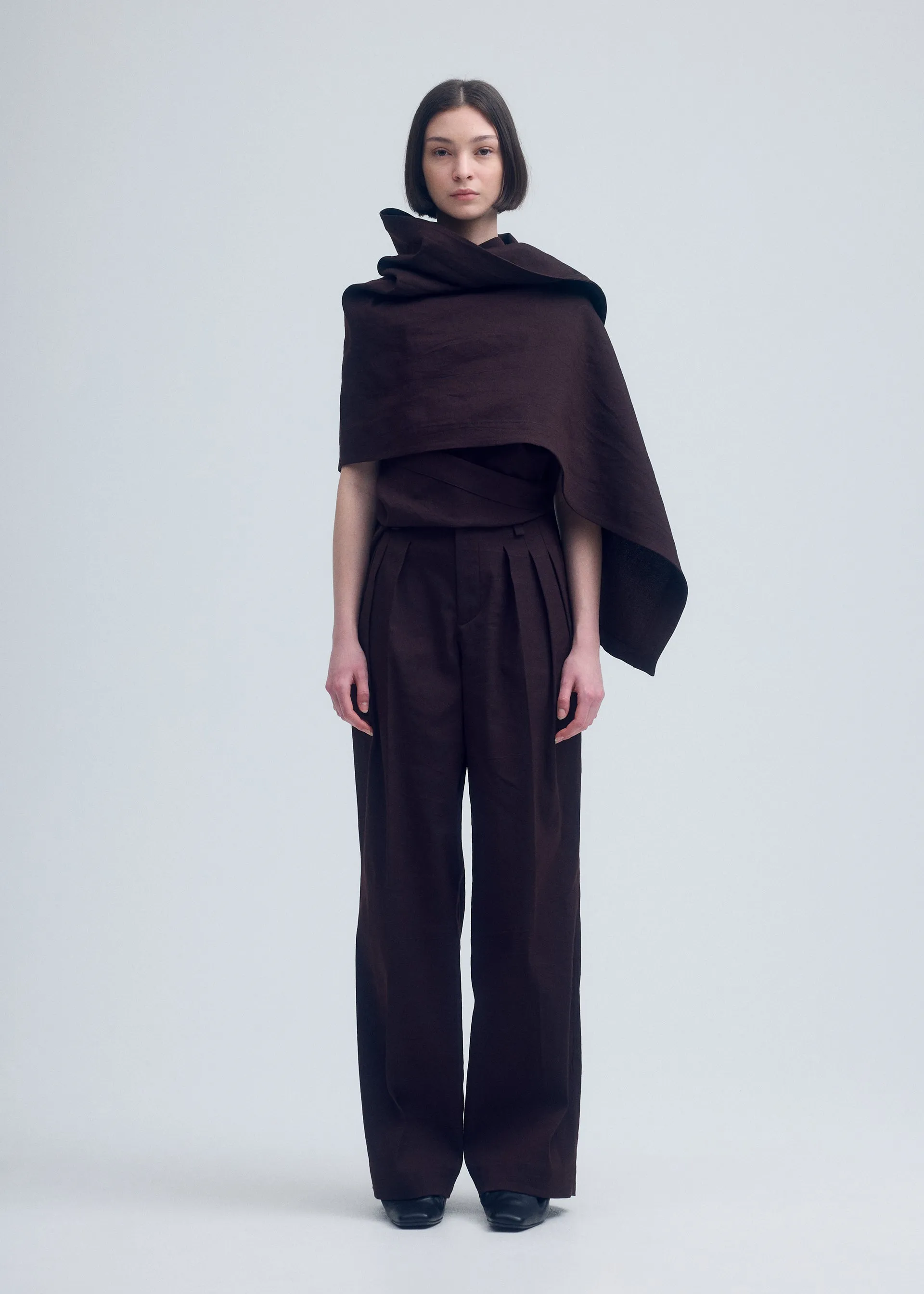 ENCLOTHE WASHI AND WOOL SHIRT sold by Issey Miyake product image thumbnail 5