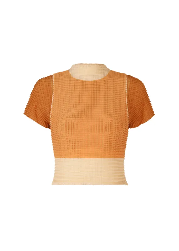 LAYERED COLOR PLEATS TOP sold by Issey Miyake
