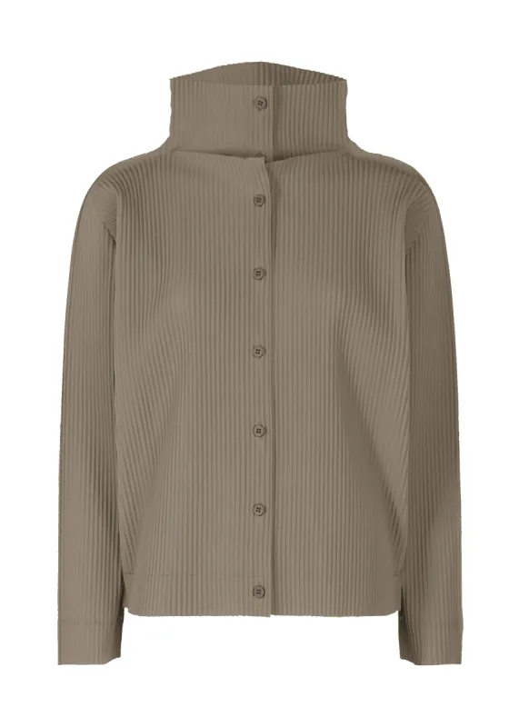 FINE KNIT PLEATS COLOR 2 CARDIGAN sold by Issey Miyake