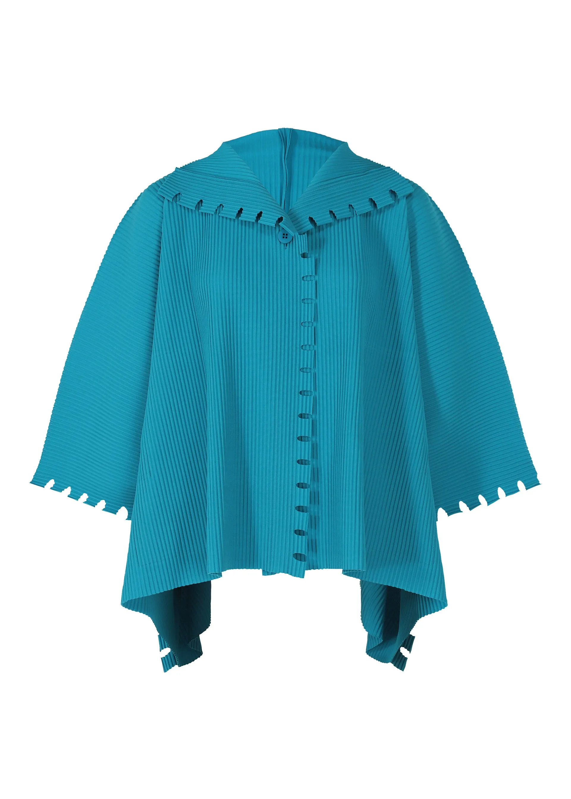 BOLD FRINGE PLEATS CARDIGAN sold by Issey Miyake