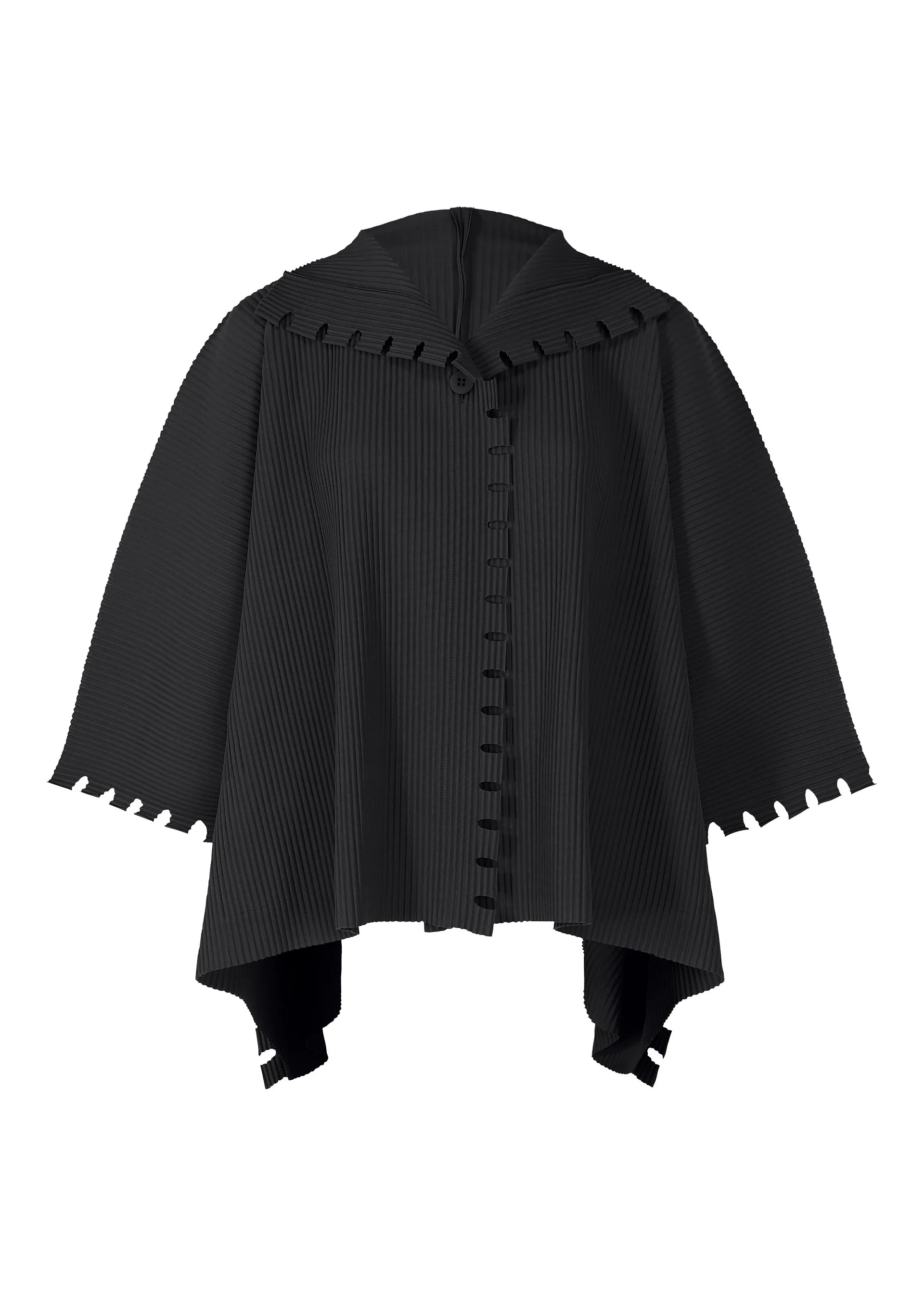 BOLD FRINGE PLEATS CARDIGAN sold by Issey Miyake product image thumbnail 3