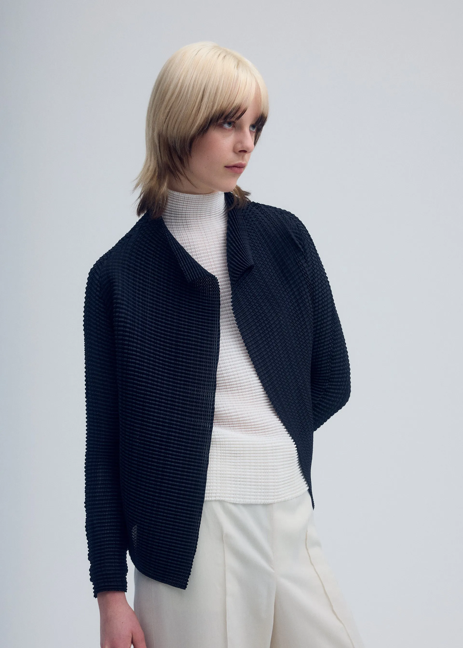 WOOLY PLEATS BK/WT-48 sold by Issey Miyake product image thumbnail 5