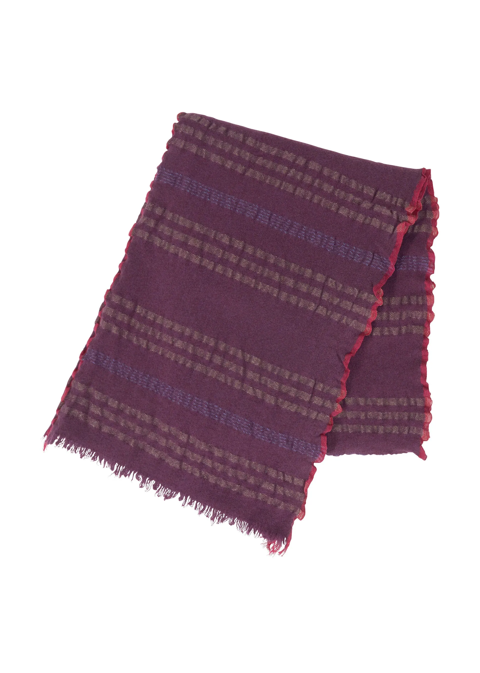 STRIPE SHRINK WOOL STOLE sold by Issey Miyake product image thumbnail 3