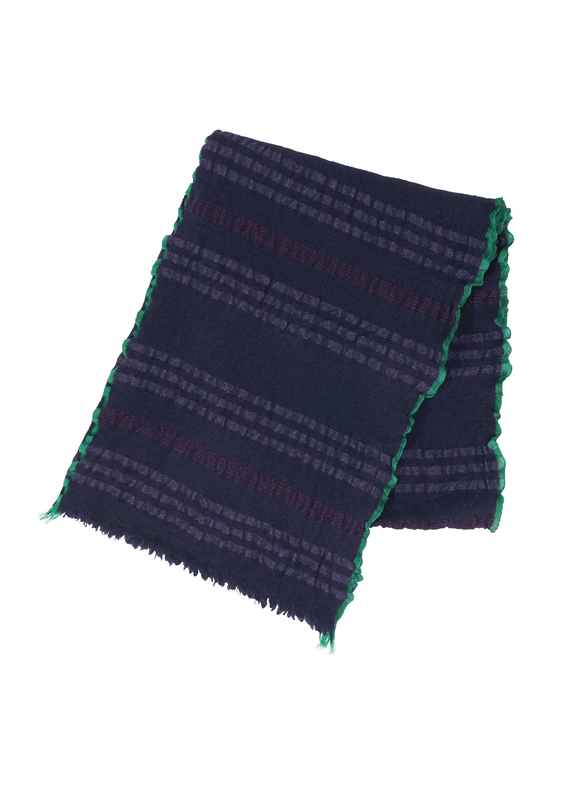 STRIPE SHRINK WOOL STOLE sold by Issey Miyake product image thumbnail 2