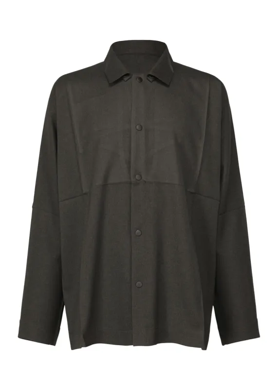 WOOL LIKE COMPACT SHIRT made by Issey Miyake